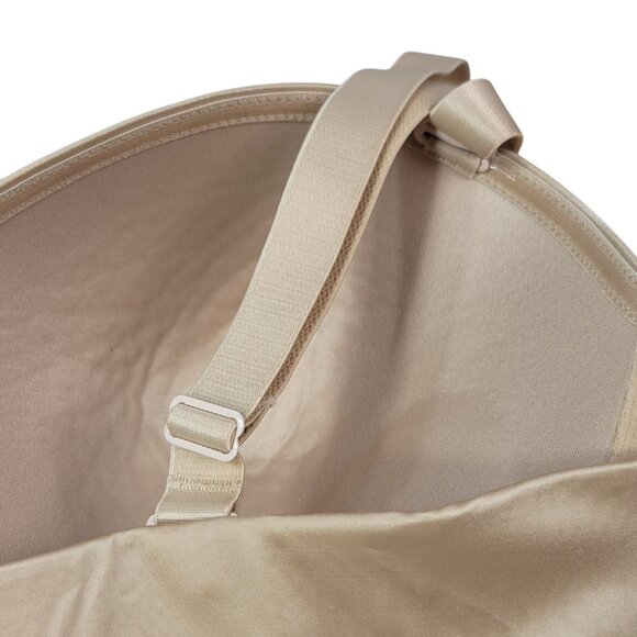 Cacique Seamless Convertible Strapless Bra Tan 42DDD Underwire Padded Push Up - Picture 7 of 11